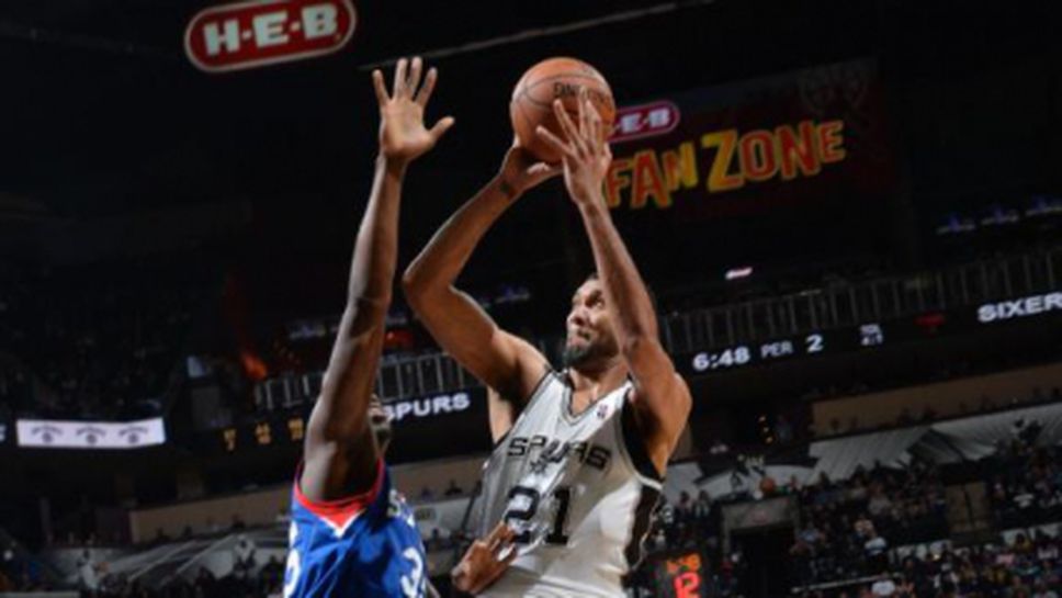 Сан Антонио постигна 14-а поредна победа в НБА