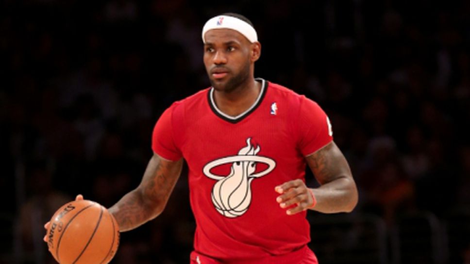 ЛеБрон и Адам Силвър се срещат заради екипите с къс ръкав