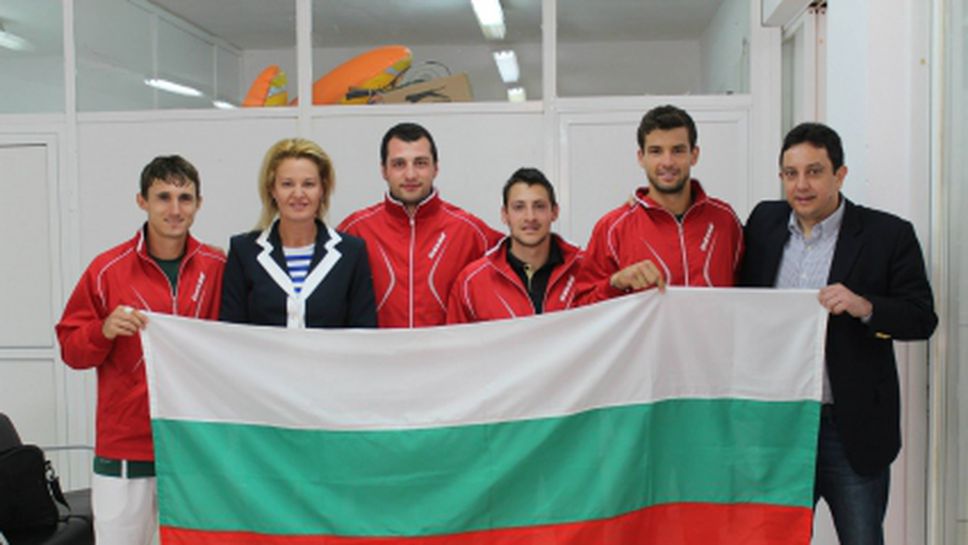 Стефка Костадинова пожела успех на националите за "Купа Дейвис"