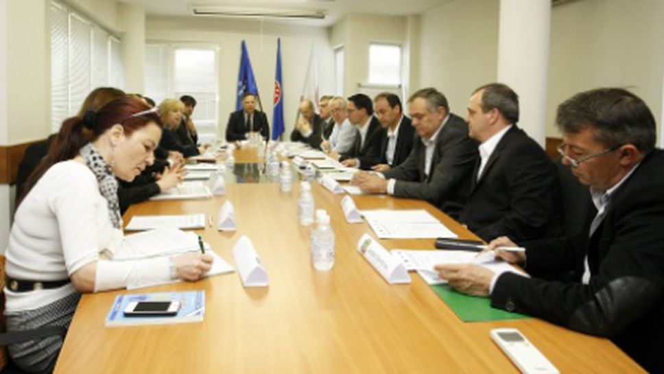 БФС посрещна Европейската работна група за социален диалог във футбола