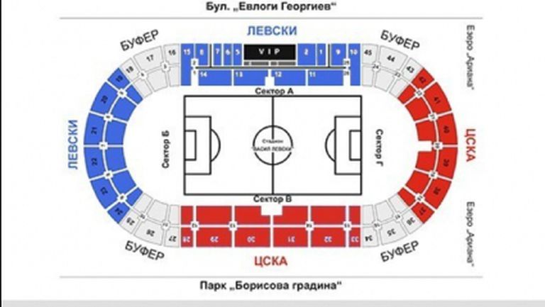 Цената на билетите за Вечното дерби