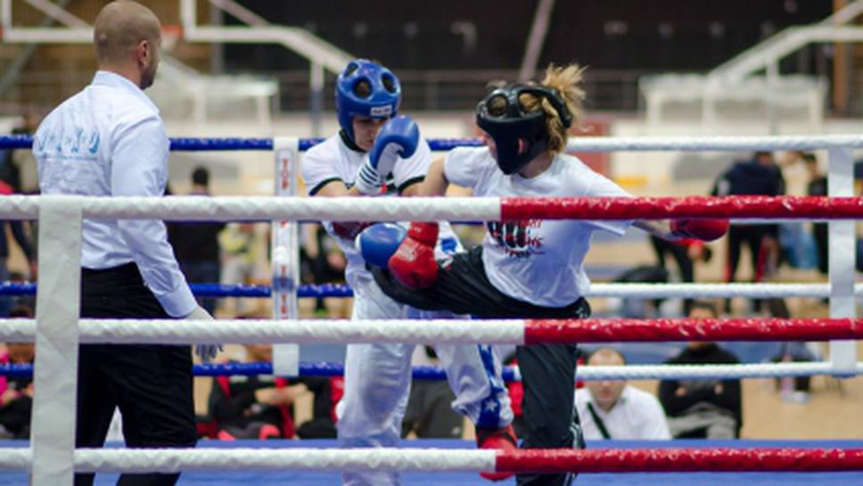 Дюк Нуамеруе и Амалия Колева с нови поредни титли на държавното по кикбокс