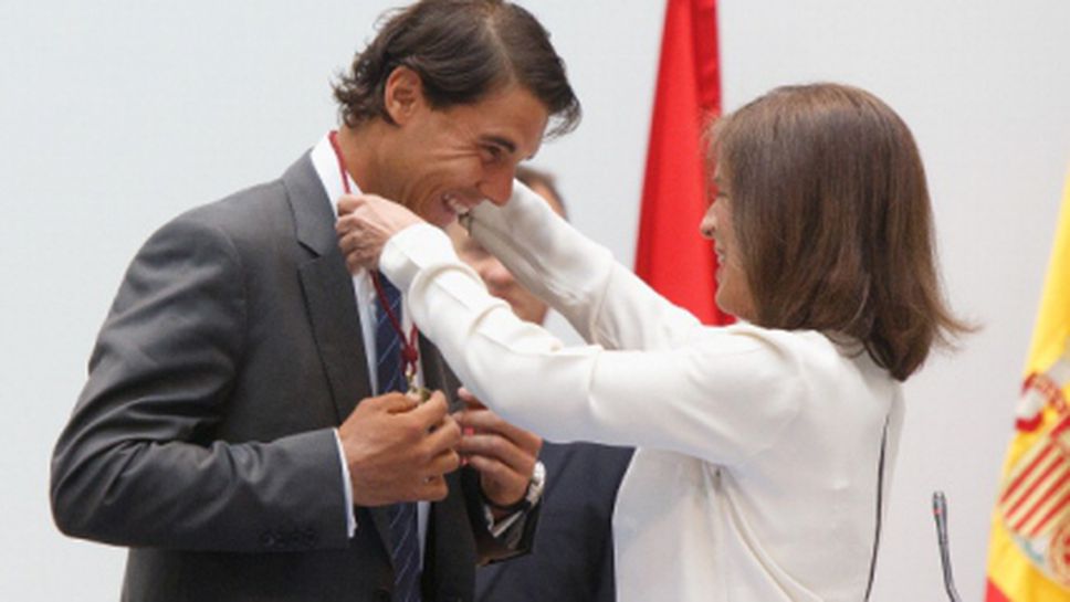 Рафа Надал вече е почетен гражданин на Мадрид