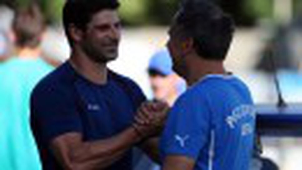 Левски и Черно море тренират заедно пред погледа на Батков