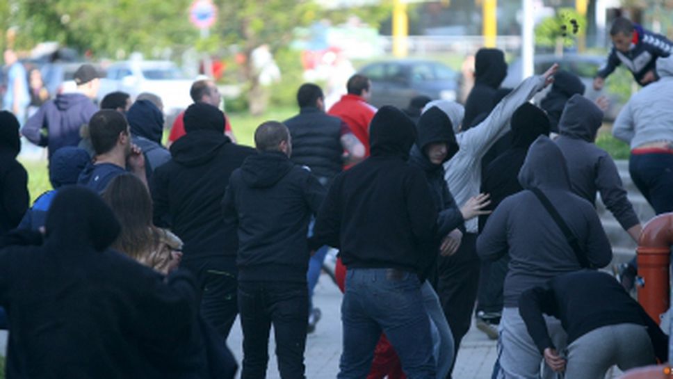 Полицията издирва участниците във вчерашното меле на Левски - ЦСКА