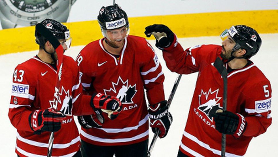 Канада отнесе Италия на световното първенство по хокей на лед