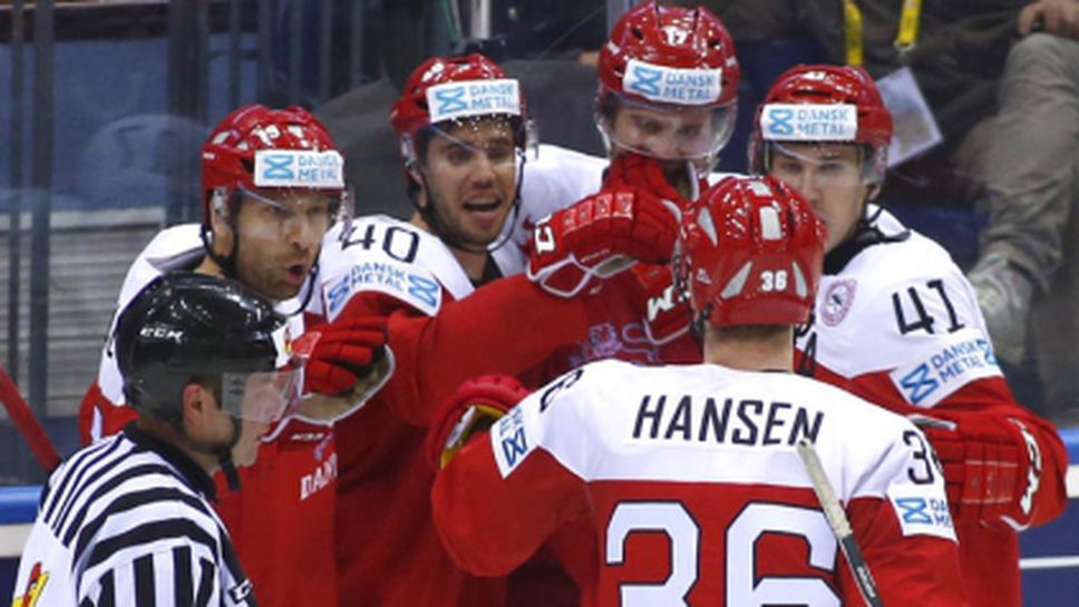 Дания победи Чехия след дузпи на световното по хокей на лед