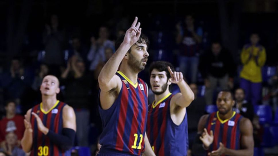 Барселона се разправи с ЦСКА, Наваро с пореден рекорд