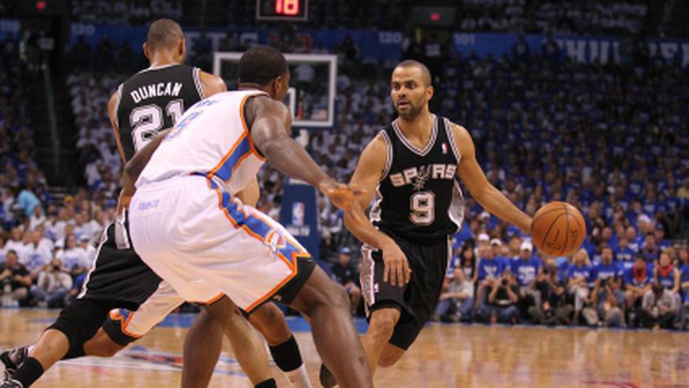 Сан Антонио поведе в серията срещу Оклахома
