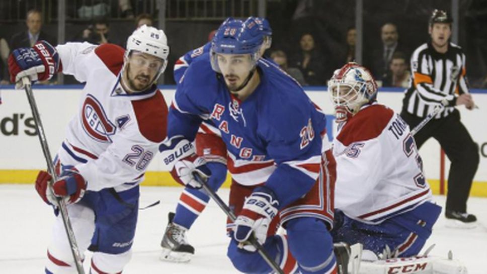 Монреал пречупи Ню Йорк Рейнджърс след продължение