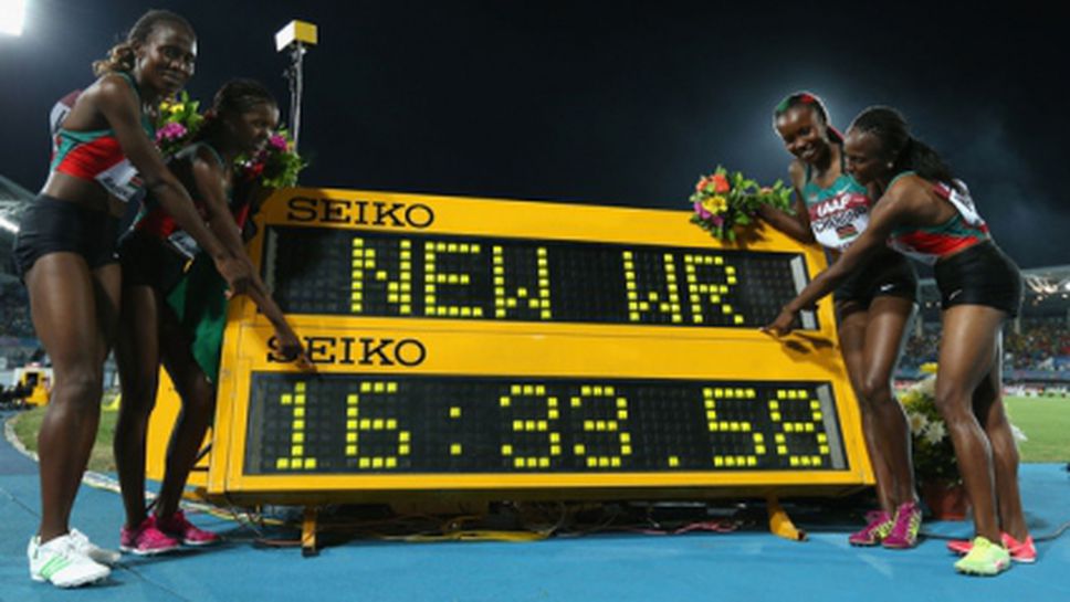 Кенийките с нова поправка на рекорда на 4 по 1500