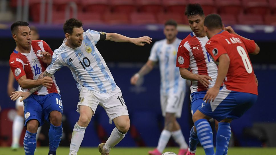 Аржентина с минимална победа над Парагвай