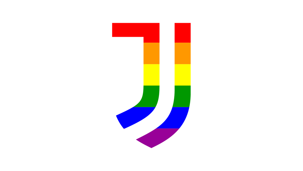 Ювентус последва Барселона и оцвети емблемата си в цветовете на дъгата