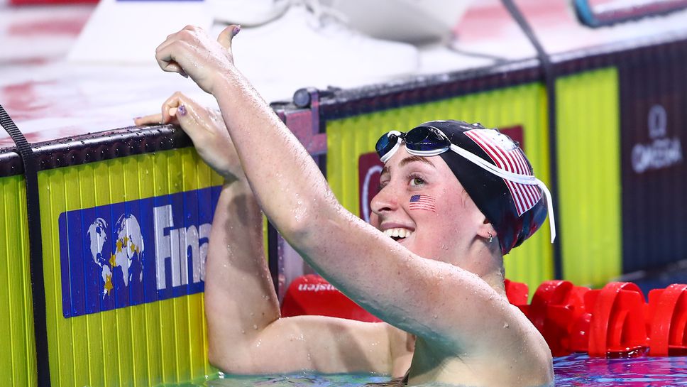 Щафетата на САЩ спечели златото на 4 по 200 метра свободен стил за жени с нов рекорд на шампионатите