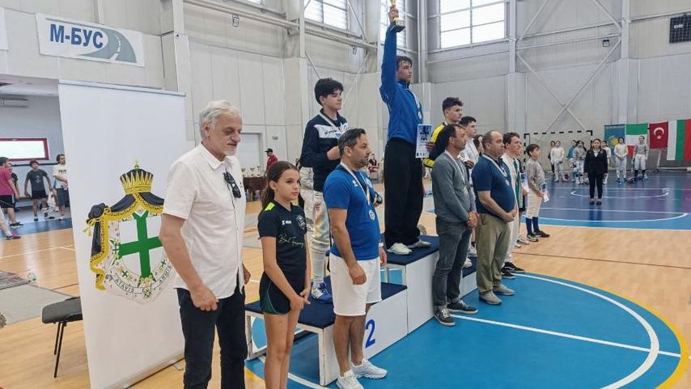 Ивайло Андонов е шампион на сабя на турнира от Европейската купа в Бургас