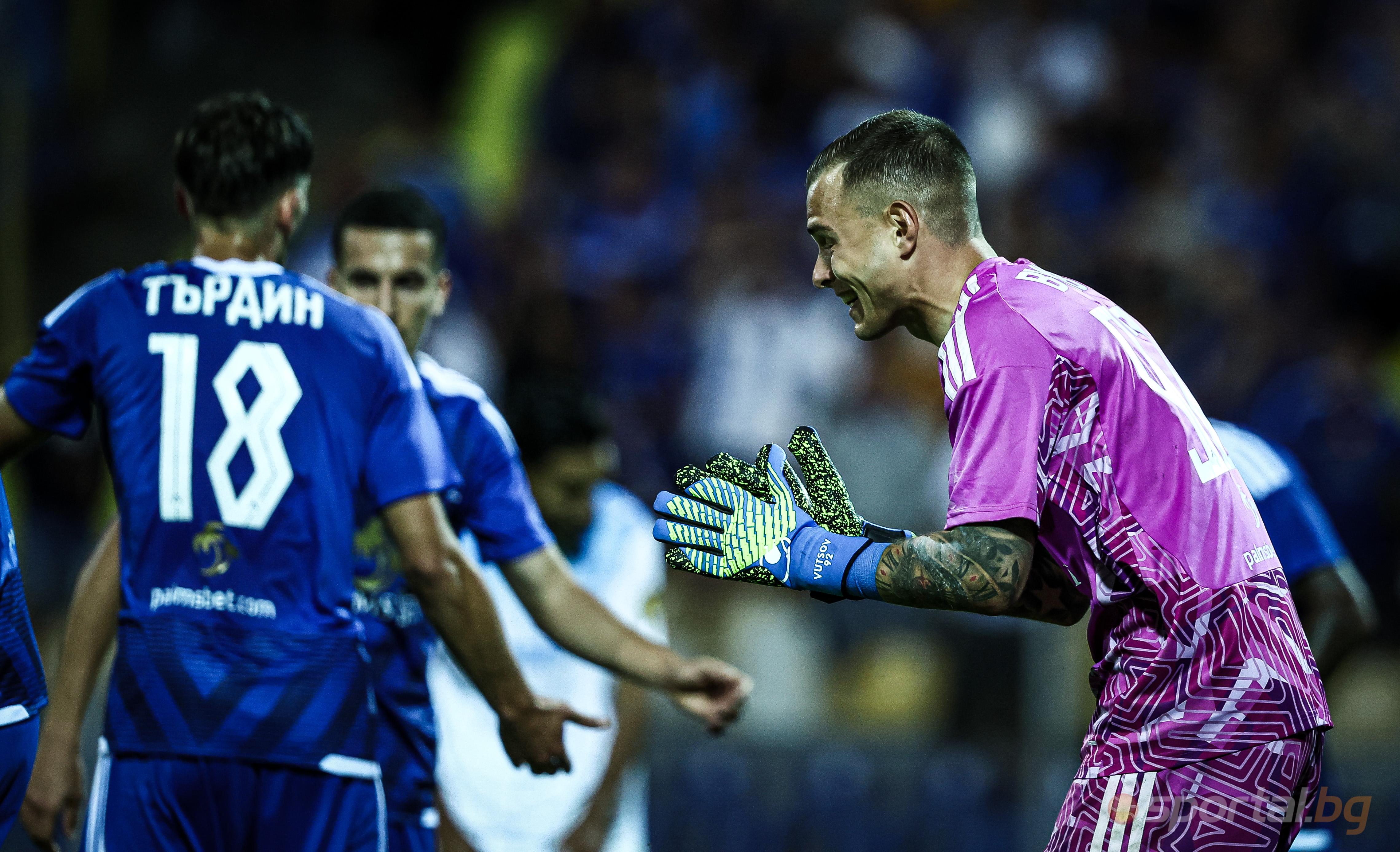 Levski Sofia holds training session in Romania ahead of Champions League match