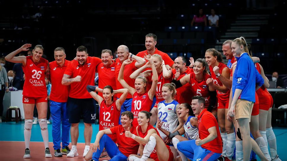 Русия с втора победа на Евроволей 2021! Невероятна Арина Федоровцева с 11 аса🏐🇷🇺