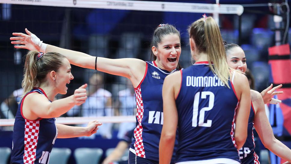 Хърватия с лесна трета победа на Европейското🏐🇭🇷