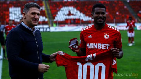  Жеферсон: Чест е да бъда третият чужденец с най-вече мачове за ЦСКА 