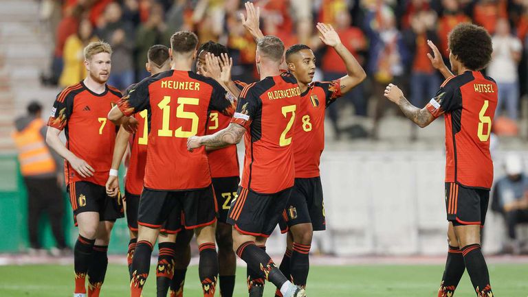 Снимка: Белгия взе своето срещу Уелс и запази искрица надежда