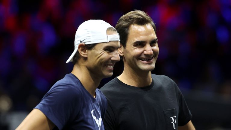 Федерер и Надал един до друг в последния мач на Маестрото