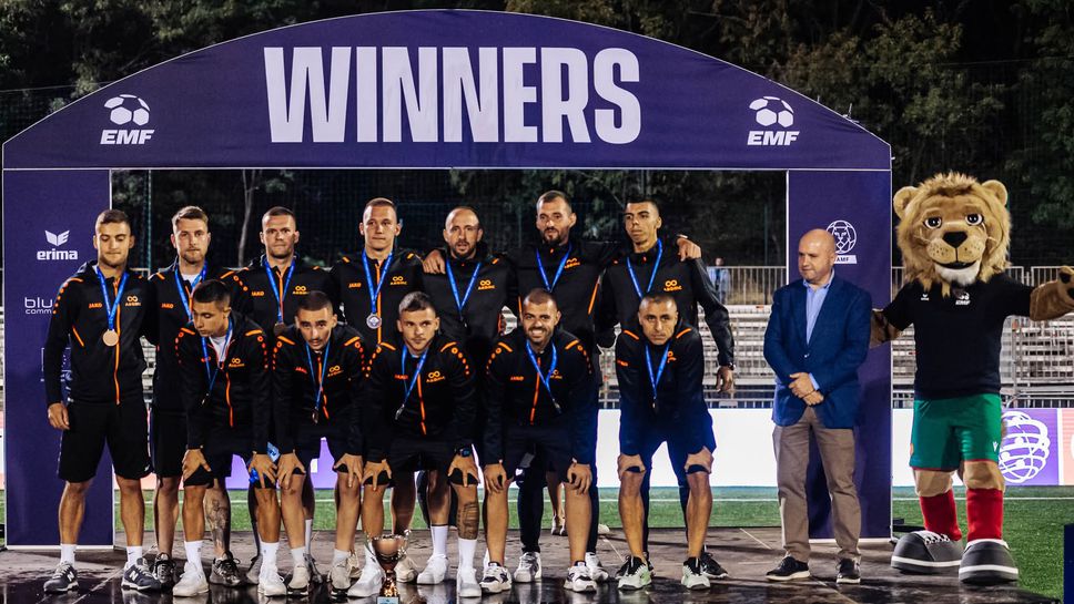 Българският отбор Лайтс  Велико Търново спечели бронзовите медали в Шампионската лига