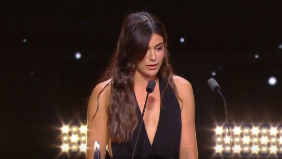 По време на церемонията за връчването на Златната топка беше