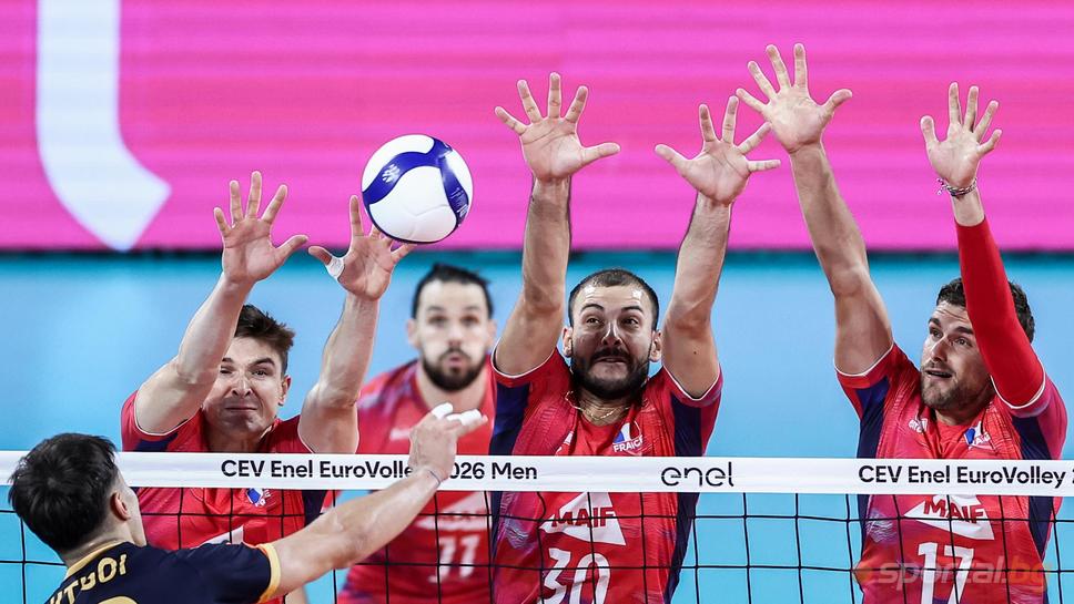 ЕВРОВОЛЕЙ 2026 / Франция 3:0 Румъния