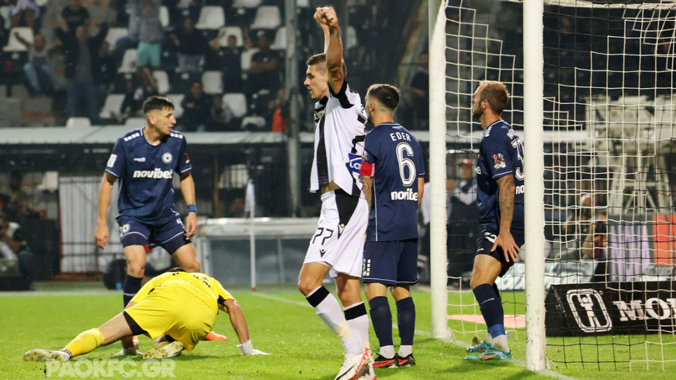 Десподов направи първия си голов принос в гръцкото първенство при победа на ПАОК