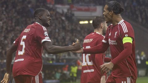  Ливърпул постави завършек на отрицателната серия с погром във Франкфурт 