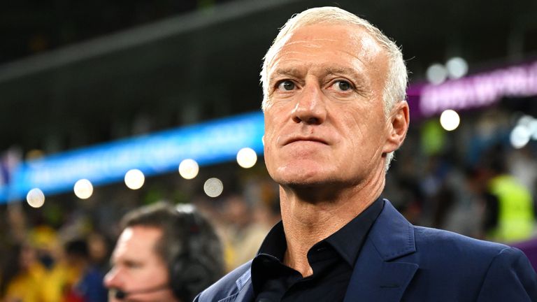 Селекционерът на Франция Дидие Дешан не можа да се зарадва