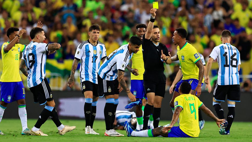 Аржентина удари Бразилия на "Маракана", "кариоките" с първа загуба у дома в световна квалификация в историята