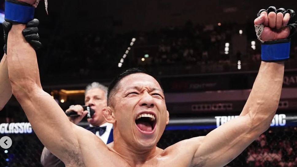 Хоригучи приспа Уланбеков на UFC Катар