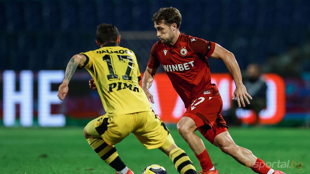 Анжело Мартино може да пропусне битката с ЦСКА 1948