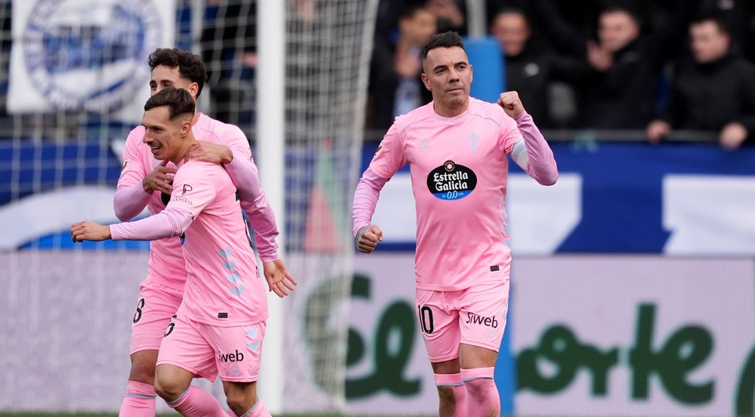 Яго Аспас зарадва Селта преди гостуването на Лудогорец