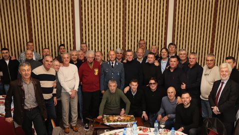 ЦСКА организира коледен обяд за ветераните