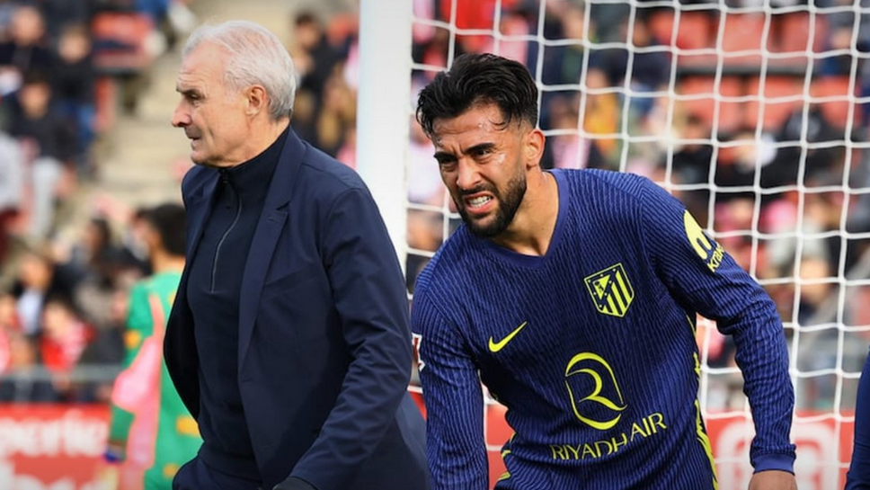 Крилото на Атлетико МадридНиколас Гонсалес ще отсъства няколко седмици заради