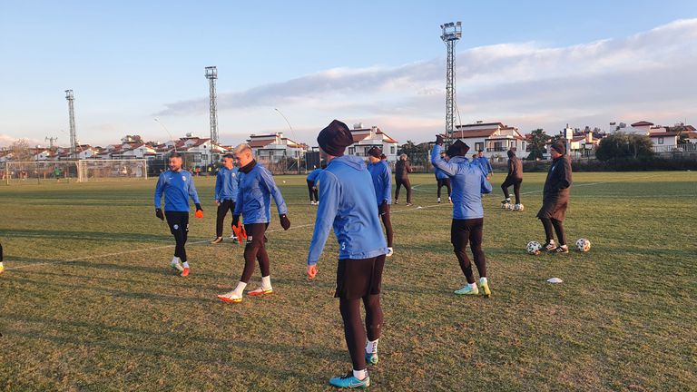  Футболистите на Арда организираха първа подготовка в Турция 