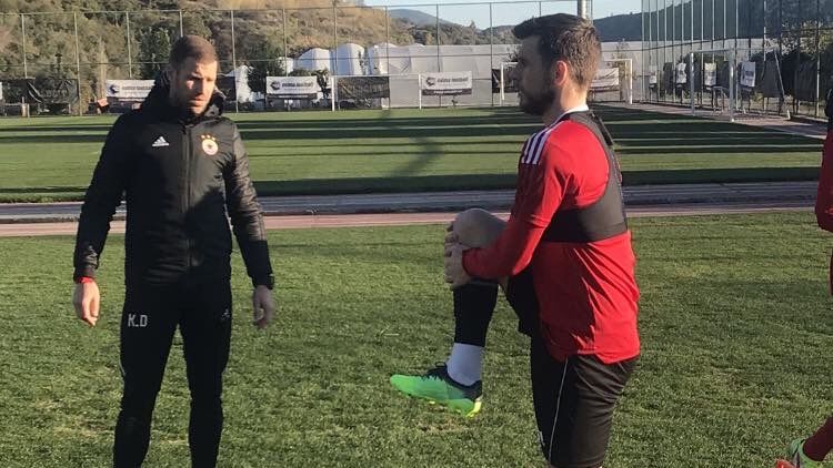  Дуо от ЦСКА - София наваксва с тренировки във фитнеса 