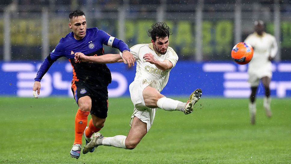 На полувремето: Интер 3:2 Пиза, луда първа част на "Сан Сиро"