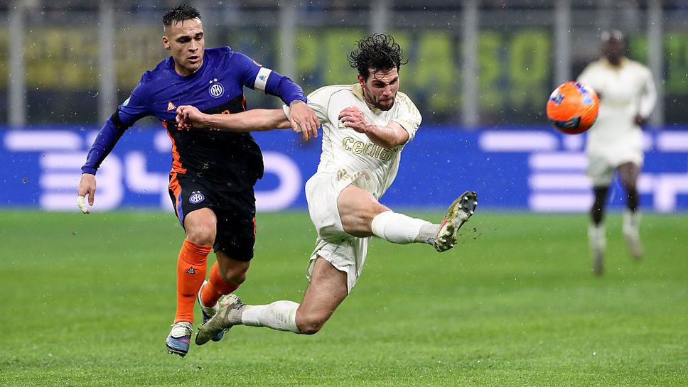 На полувремето: Интер 3:2 Пиза, луда първа част на "Сан Сиро"