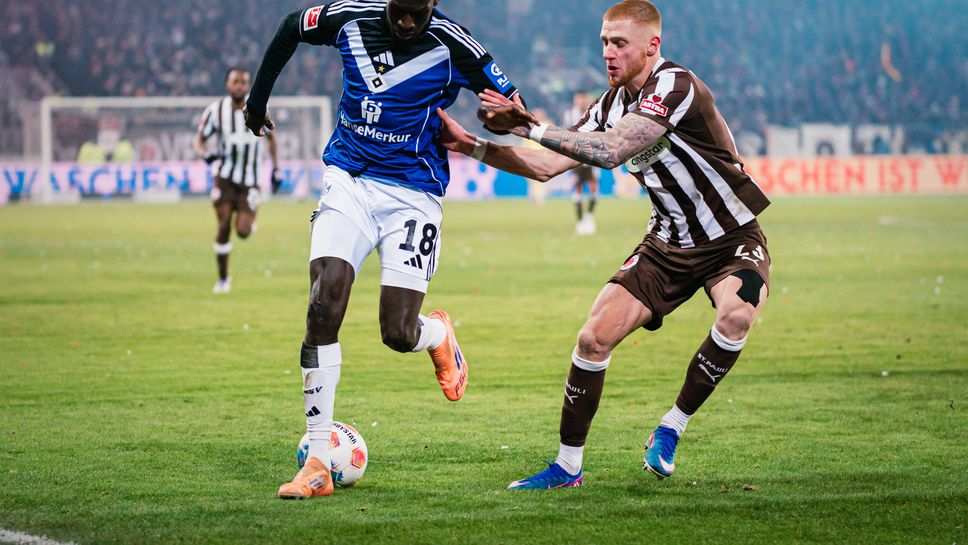 Отборите на Санкт Паули и Хамбургер ШФ направиха нулево равенство