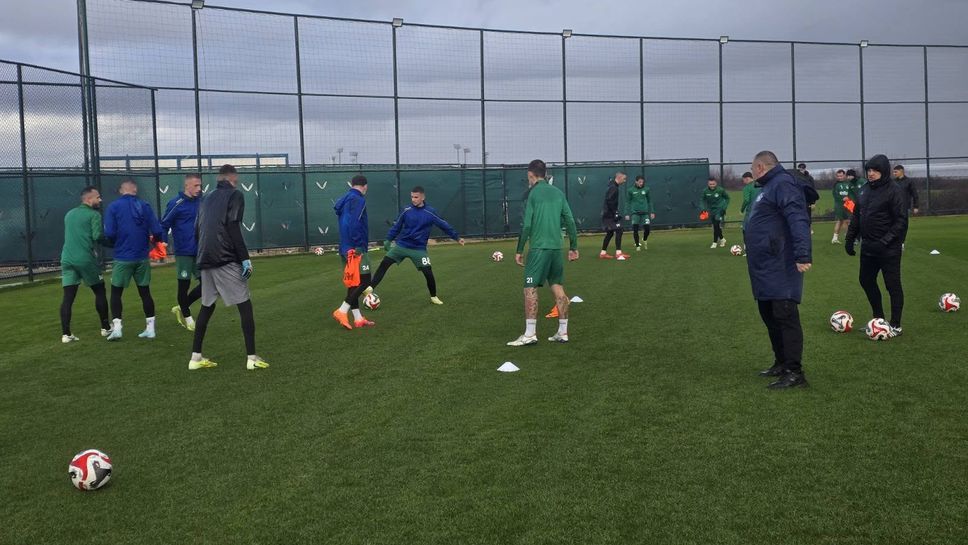 Хебър започна тренировъчния си лагер в Анталия Първото занимание на