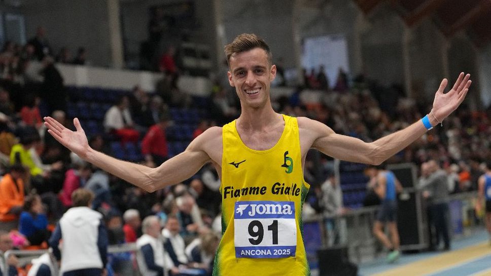 Италианец подобри 30-годишен световен рекорд по спортно ходене в зала