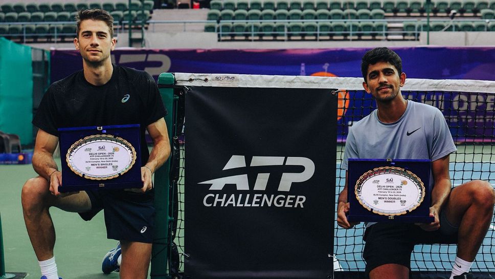 Александър Донски се изкачи до №109 в световната ранглиста на двойки