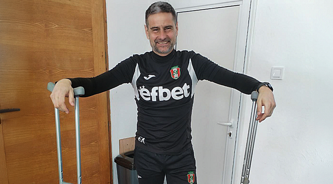 Треньорът на Янтра си счупи крака след битов инцидент пред дома си