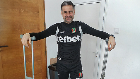 Треньорът на Янтра си счупи крака след битов инцидент пред дома си