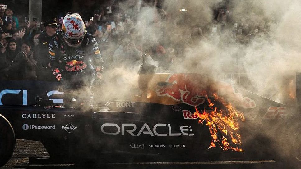 Болидът на Юки Цунода се подпали насред Сан Франциско