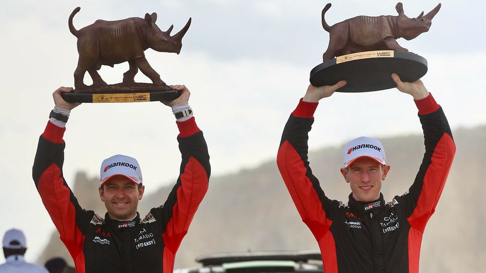 Лидерът в Световния рали шампионат Елфин Еванс днес спечели за