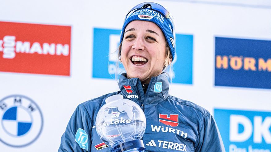 Германката Франциска Пройс спечели Големия кристален глобус в биатлона при
